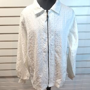 EZZEWEAR NWT Quilted 100% Cotton Light Weight Jacket Size M